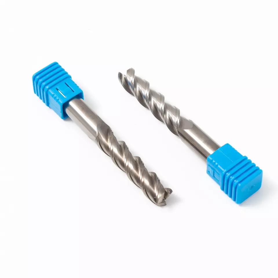 Ferramentas Cnc OEM HRC45 Usinagem Fresa de topo de metal duro 