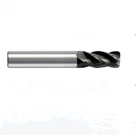Fresa de topo de raio de canto de metal duro H25UF 4 canais para a série H25UF-R4
