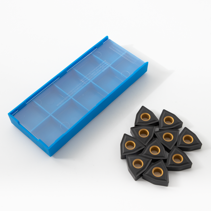Ferramenta de corte de pastilha de super qualidade WNMG080408 pastilhas de torneamento carboneto de tungstênio CVD torneamento de alto desempenho para usinagem de torneamento